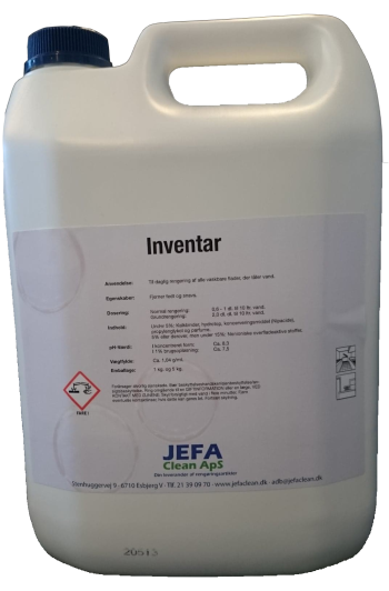 Inventar 5 L JEFA Clean